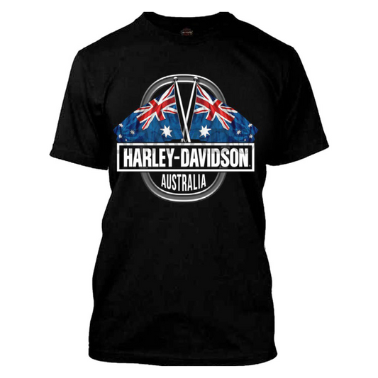 Gasoline Alley Harley-Davidson® Dealer Tee - Australian Flag