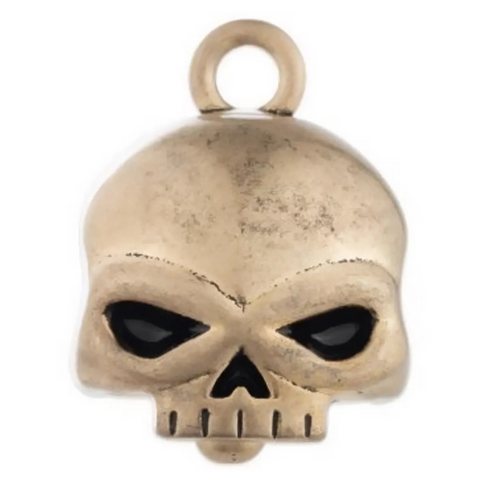 Harley-Davidson® Sculpted Skull Logo Ride Bell - Gold