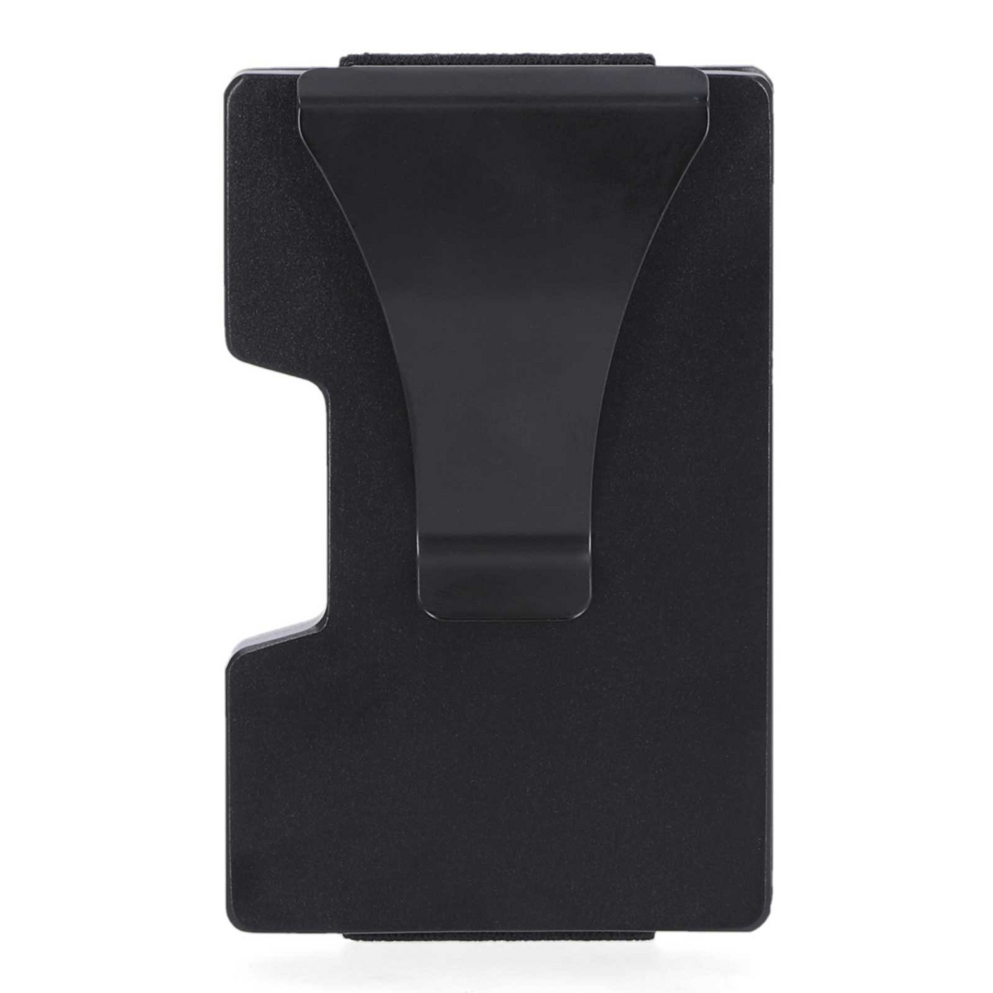 Harley-Davidson® Men's Minimalist Aluminum Wallet - Detachable Money Clip - Black