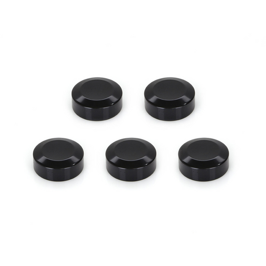 Rollies Speed Shop - Rear Pulley Sprocket Bolt Covers – Black – Pack of 5.