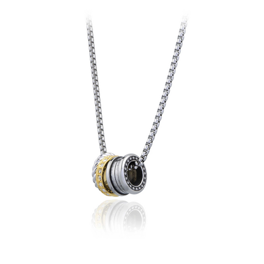 Twist & Flow 3 Piece Necklace - 18"
