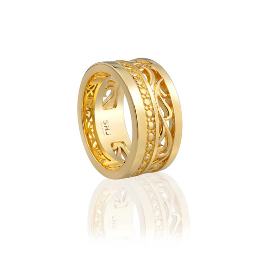 Twist & Flow Ring - Gold