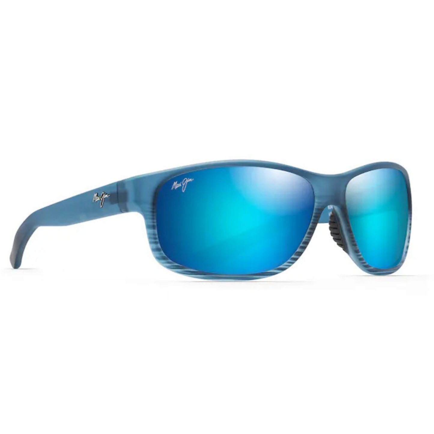 Maui Jim - Kaiwi Channel Polarised Sunglasses - Blue Black Stripe