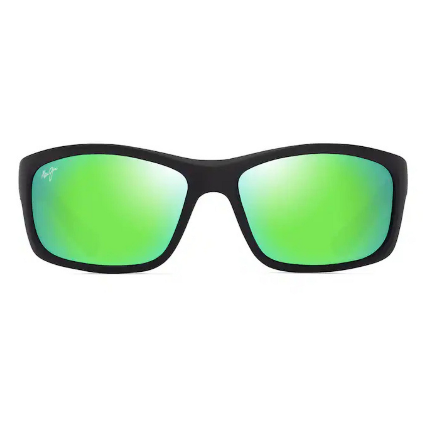 Maui Jim - Kanaio Coast Polarised Sunglasses - Matte Black & Green