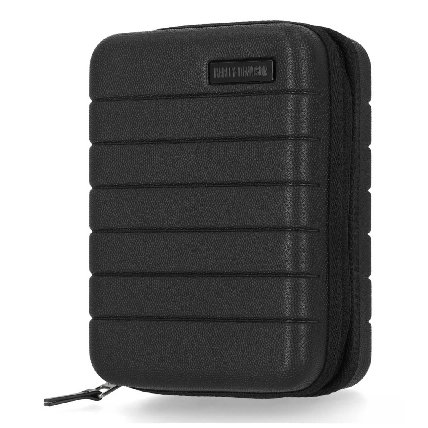 Harley-Davidson® Men's H-D Logo Plastic Molded Zippered Travel Kit - Black