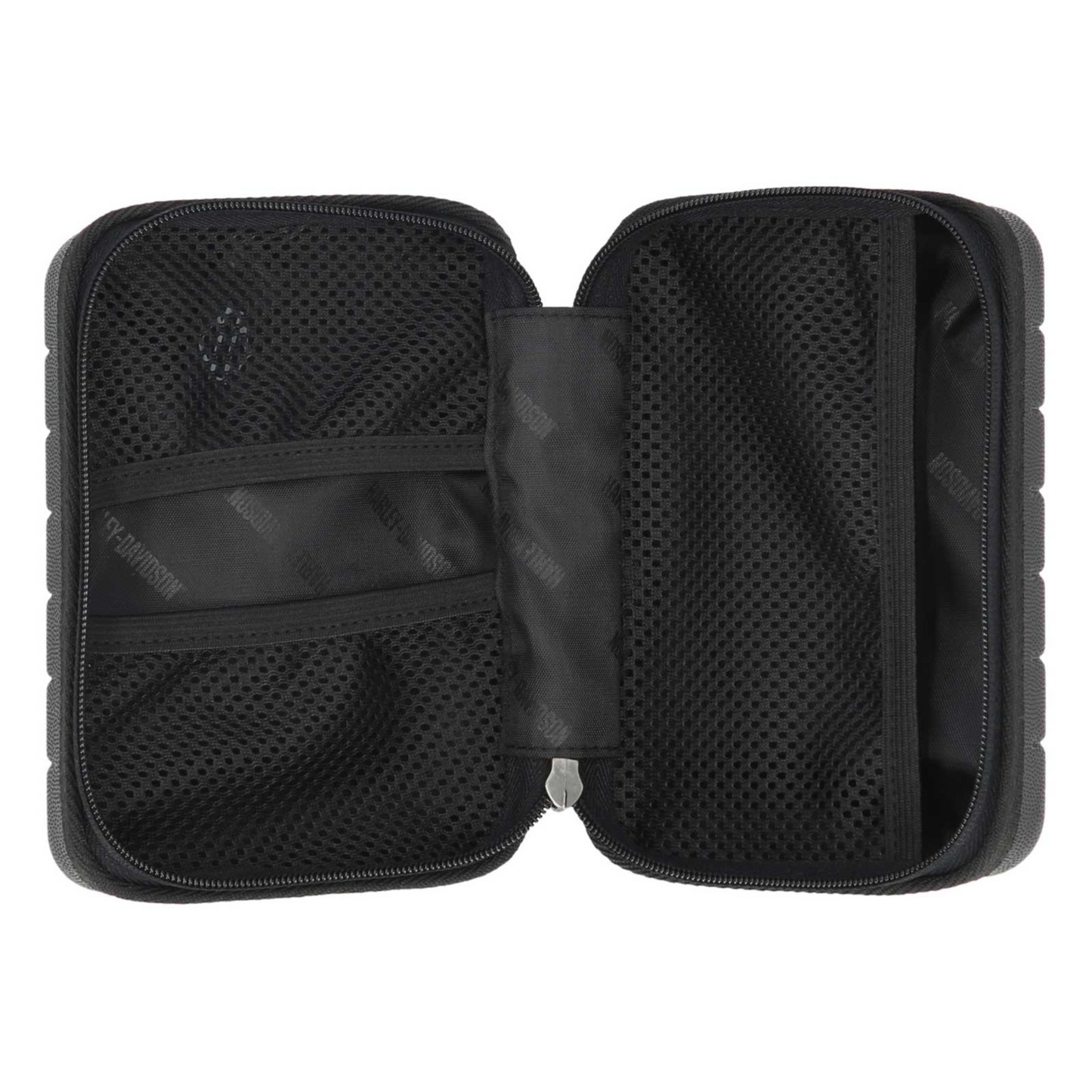 Harley-Davidson® Men's H-D Logo Plastic Molded Zippered Travel Kit - Black