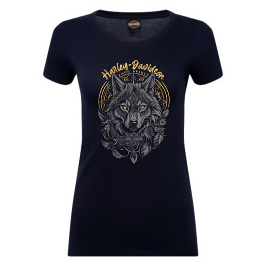 Gasoline Alley Harley-Davidson® Women's Dealer Tee - Tranquility