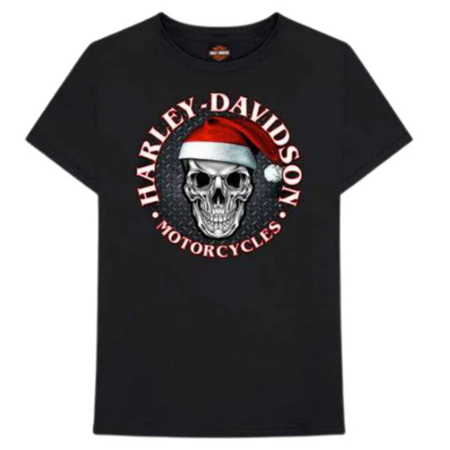 Gasoline Alley Harley-Davidson® Christmas Dealer Tee - Santa Skull