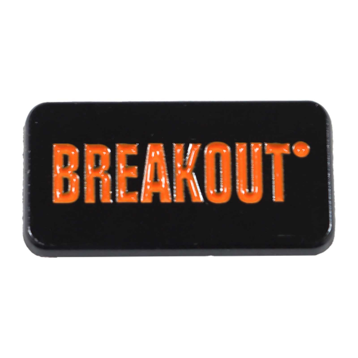 Harley-Davidson® 1 in. Breakout Bike Model Metal Pin - Black & Orange Finish