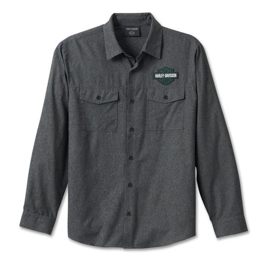 Harley-Davidson® Men's Classic Bar & Shield Shirt - Black Beauty
