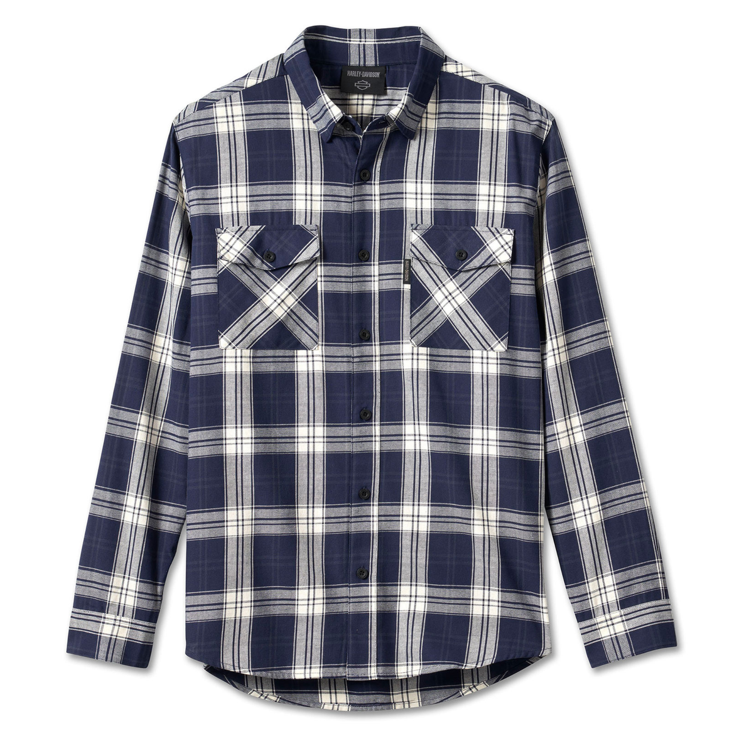 Harley-Davidson® Men's Essence Shirt - Blue Plaid