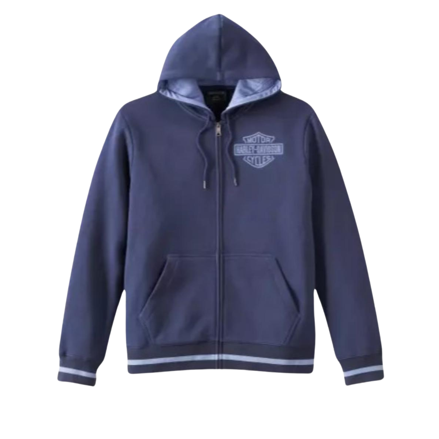 Harley-Davidson® Men's Bar & Shield United Zip-Up Hoodie - Peacoat