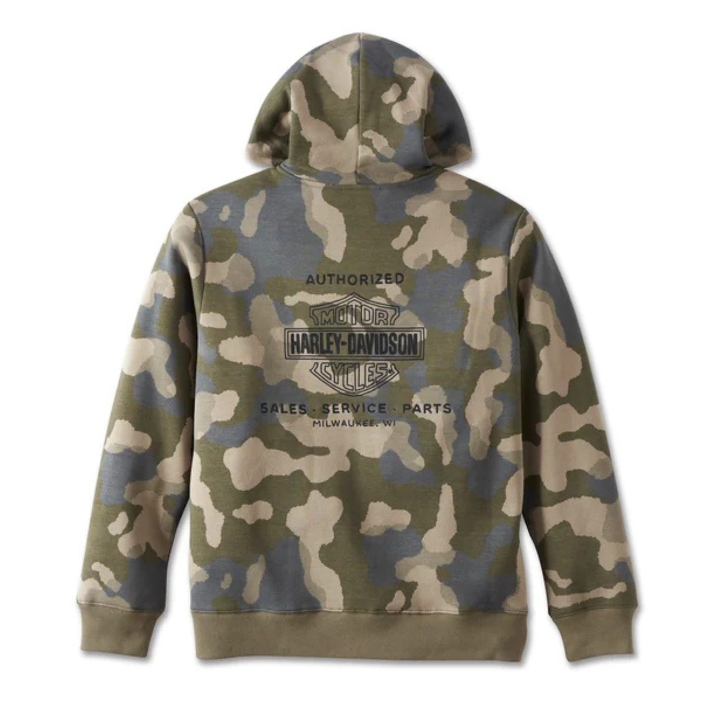 Harley-Davidson® Men's Street Surplus Zip-Up Hoodie