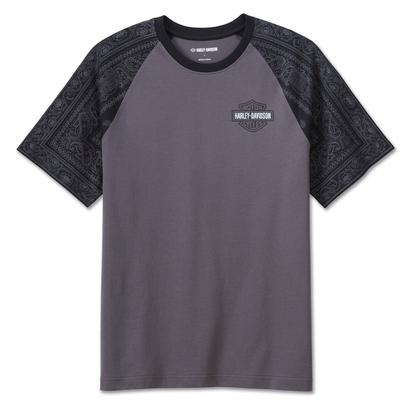 Harley-Davidson® Men's Bandana Tee - Grey