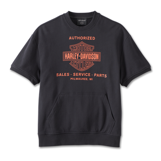 Harley-Davidson® Men's Combustion Sweatshirt Tee - Black Beauty