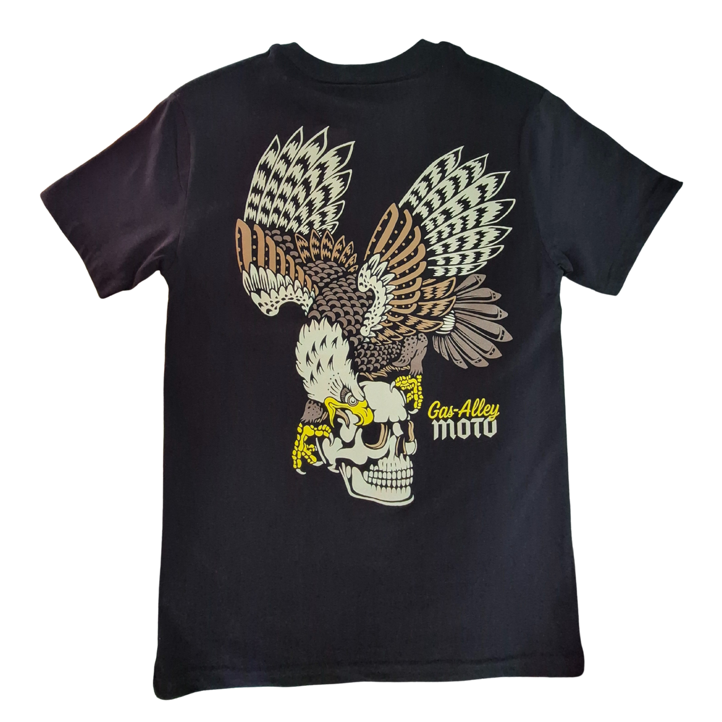 Gas Alley Moto Tee - Hawk Eye
