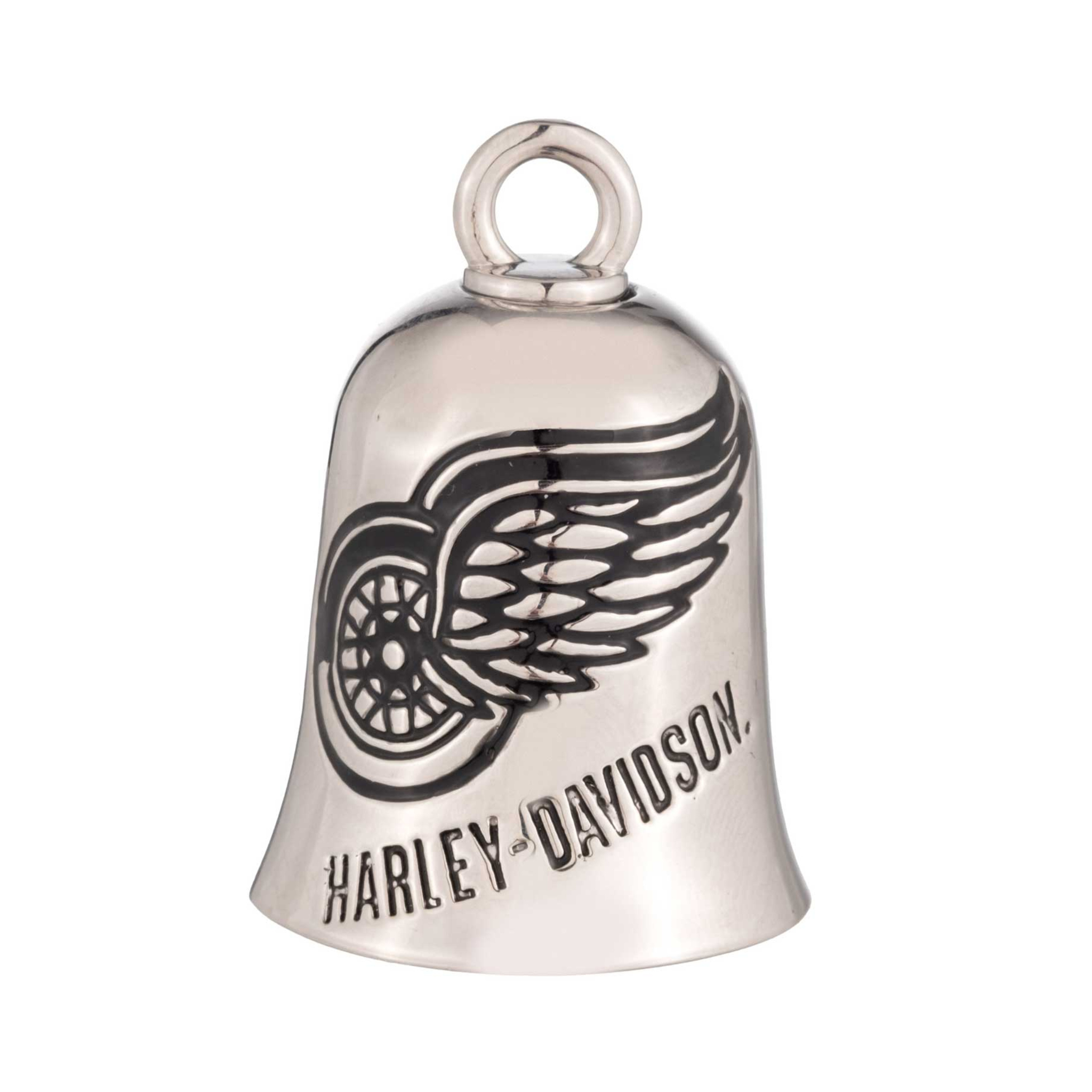 Harley-Davidson® Engraved Flying Tire H-D Metal Ride Bell - Silver Fin ...
