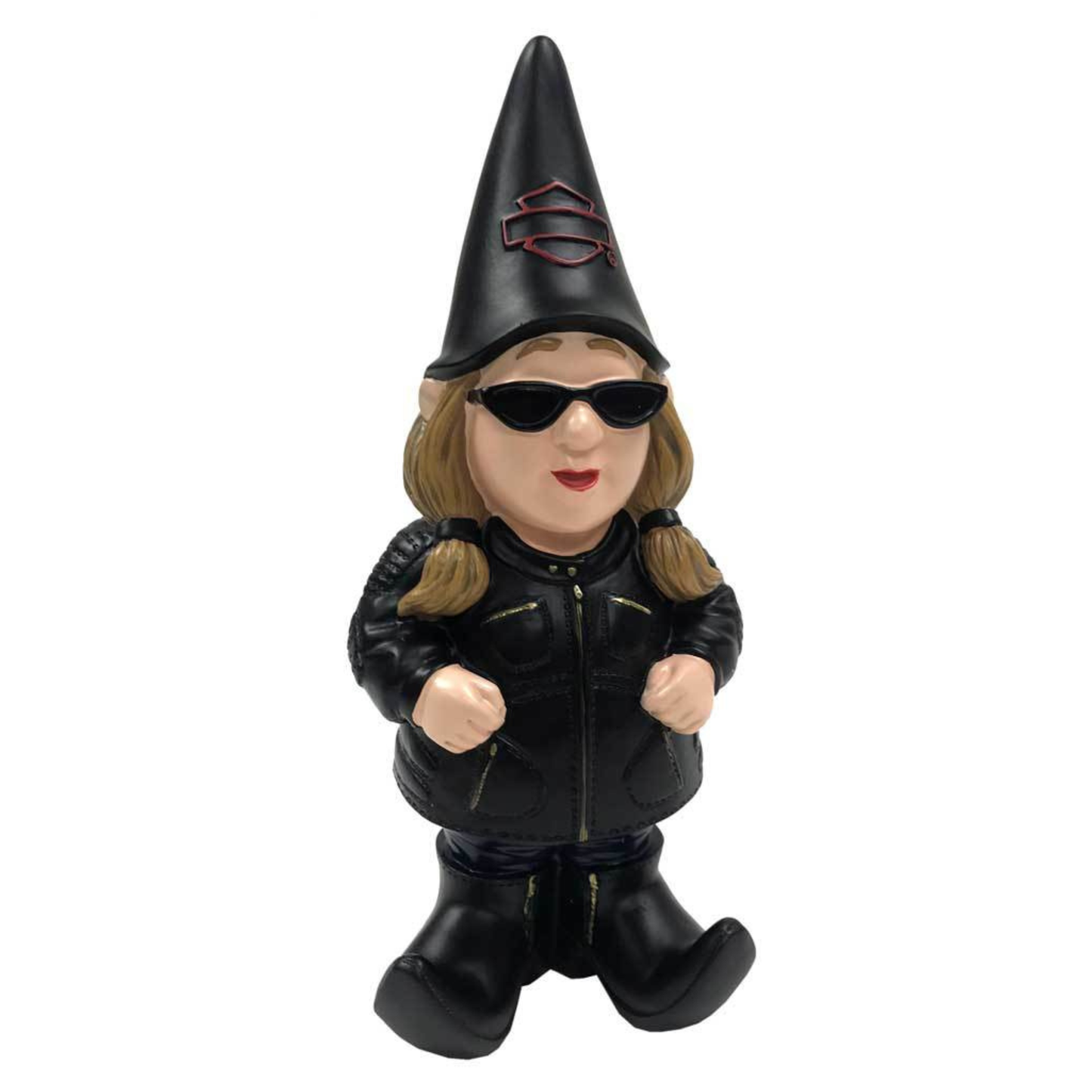 Harley-Davidson® Female Biker Themed Garden Gnome