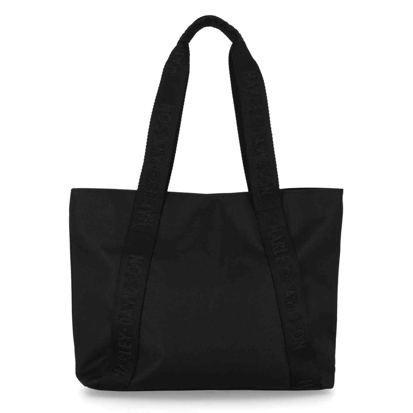 Harley-Davidson® Women's Vintage Logo Patches Tote Bag - Black Polyester