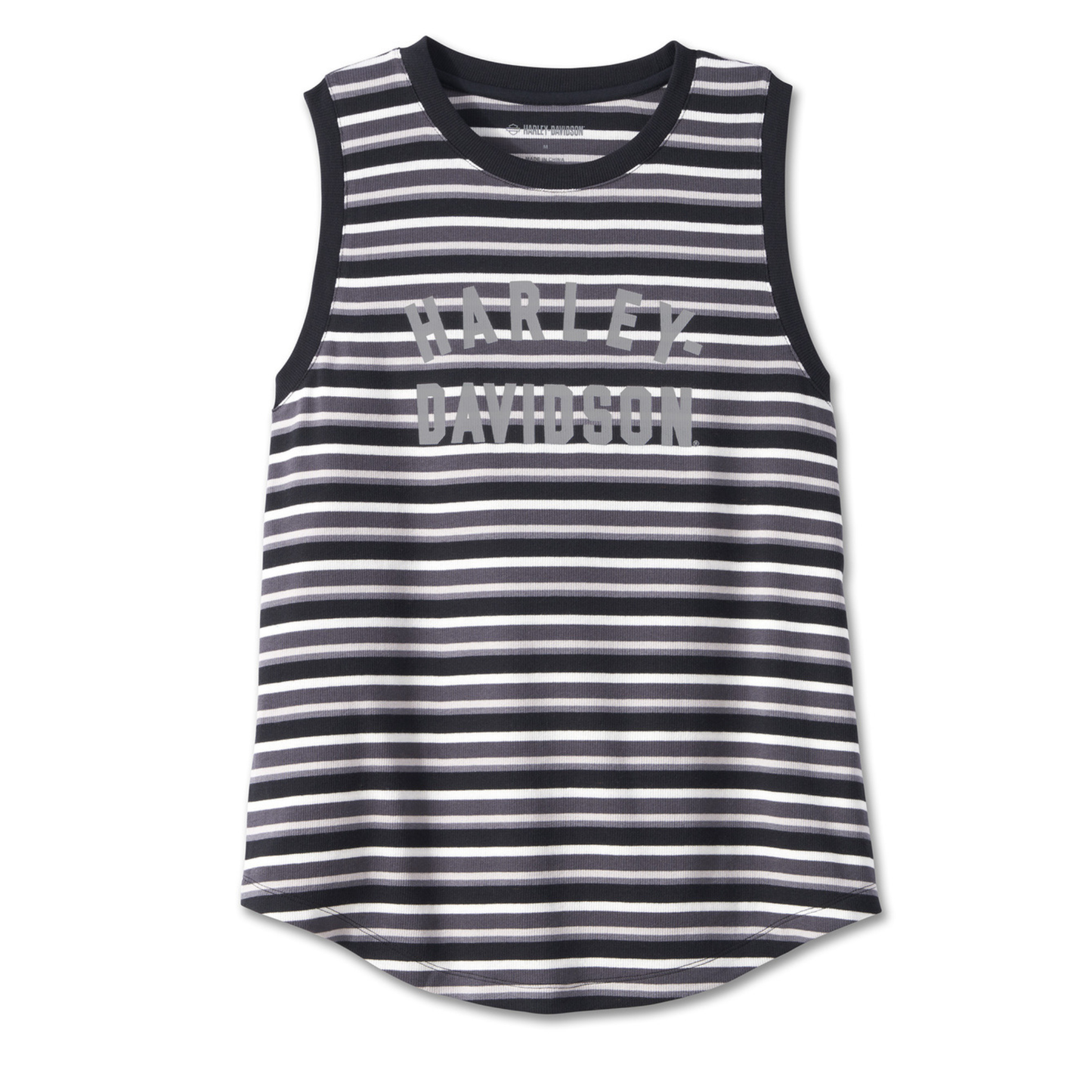 Harley-Davidson® Women's Division Striped Tank - YD Stripe/Black Beauty