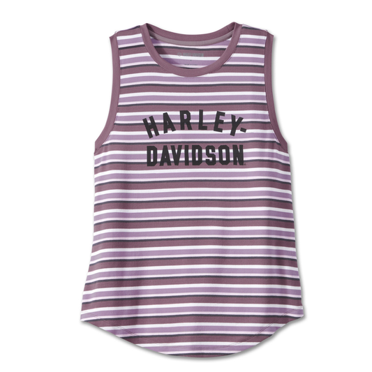 Harley-Davidson® Women's Division Striped Tank - YD Stripe/Lavender Herb