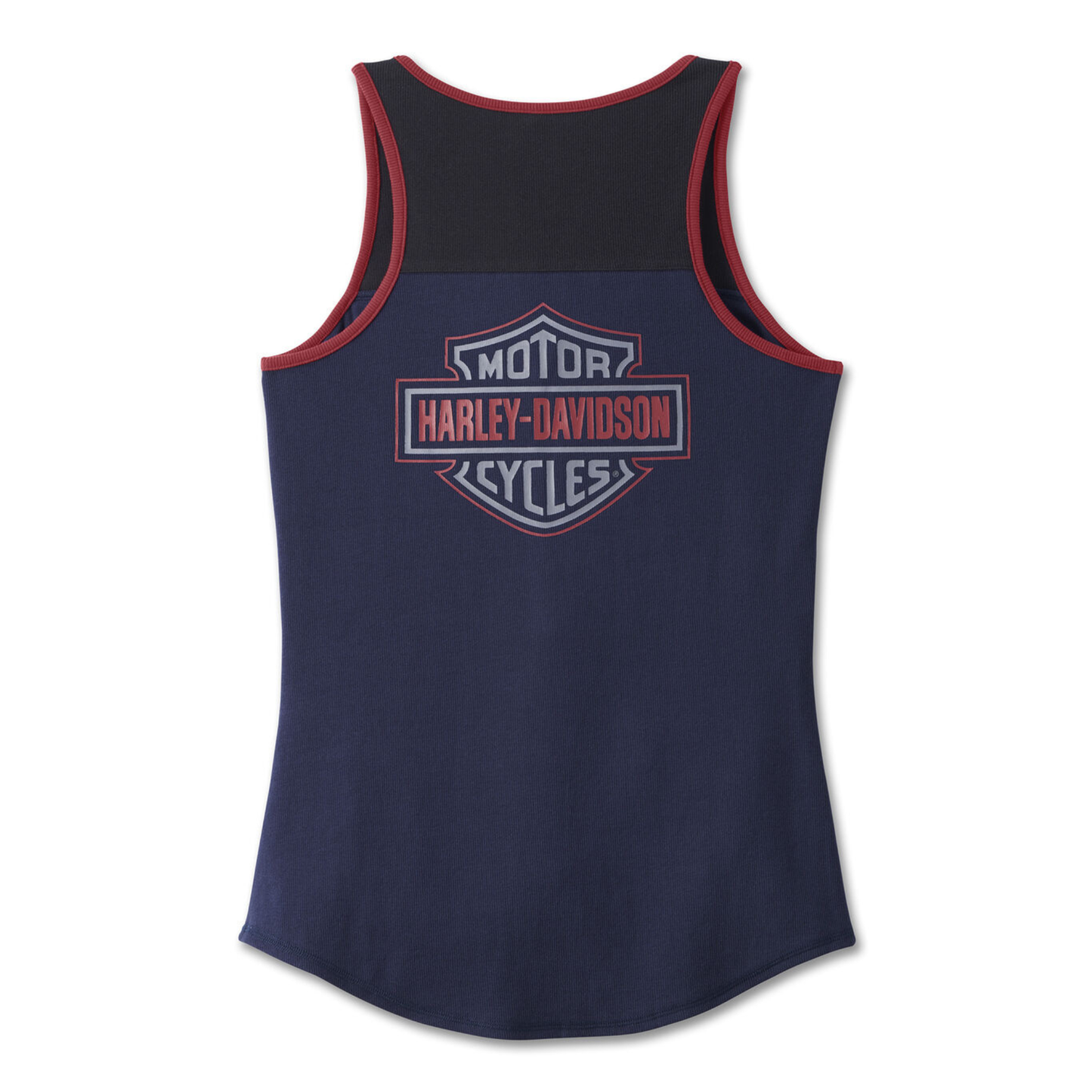 Harley-Davidson® Women's Star Spangled Banner Henley Tank - Peacoat