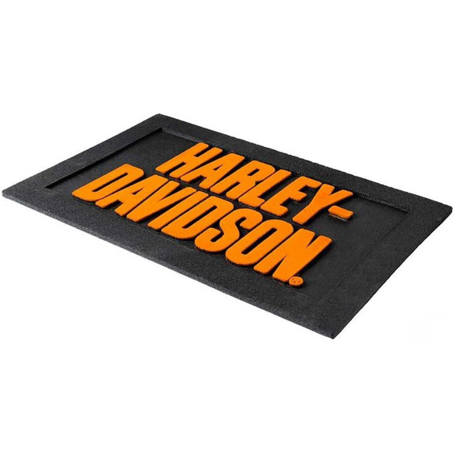 Harley-Davidson® Entry Mat - Black & Orange