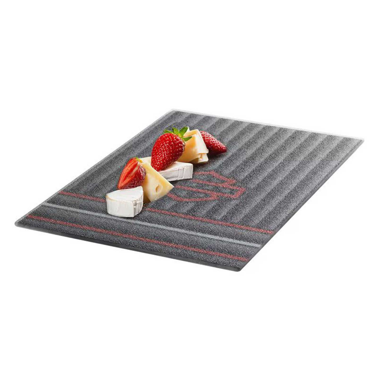 Harley-Davidson® Open Bar & Shield Stripes Cutting Board - Tempered Glass
