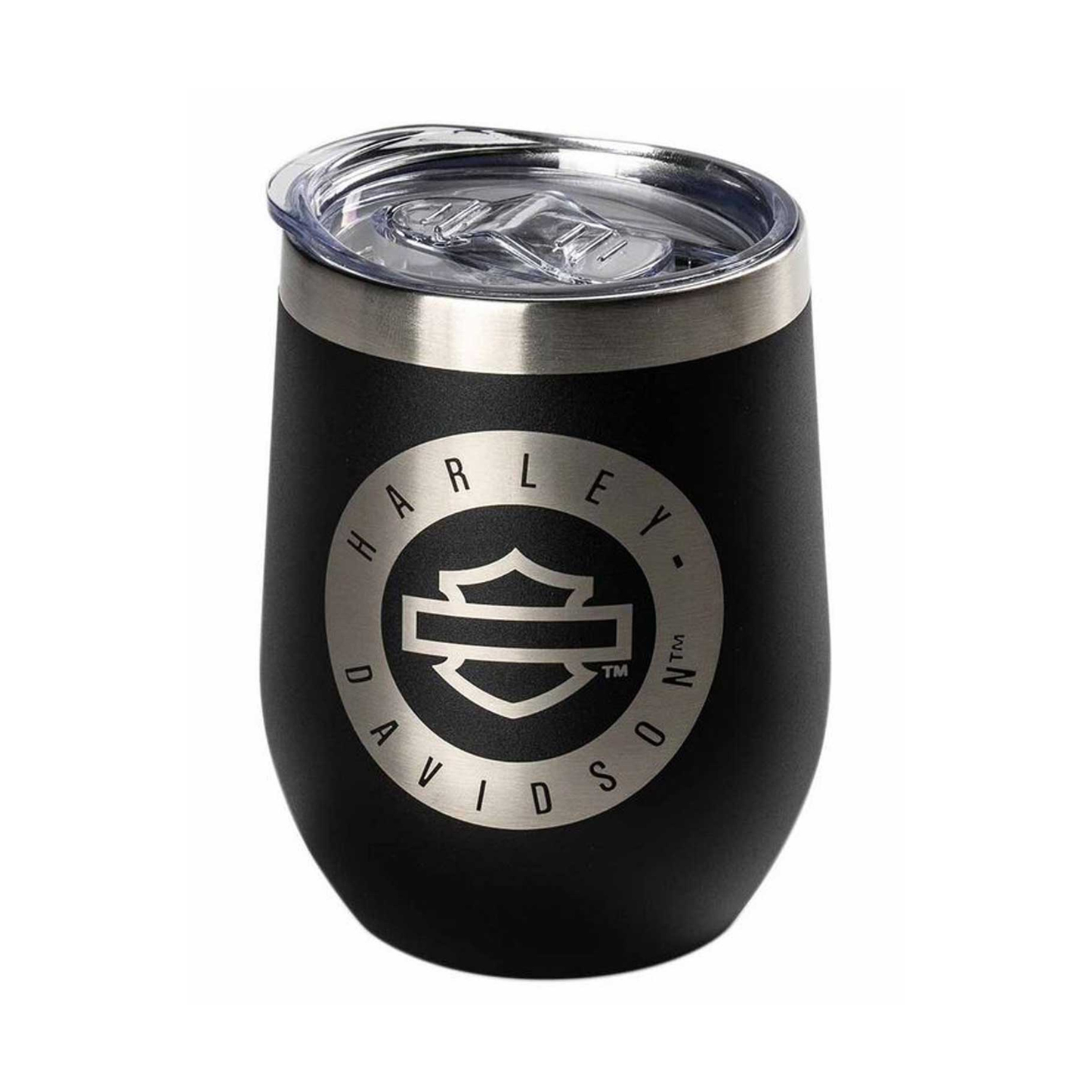 Harley-Davidson® Open Bar & Shield Stainless Steel Stemless Wine Tumbler