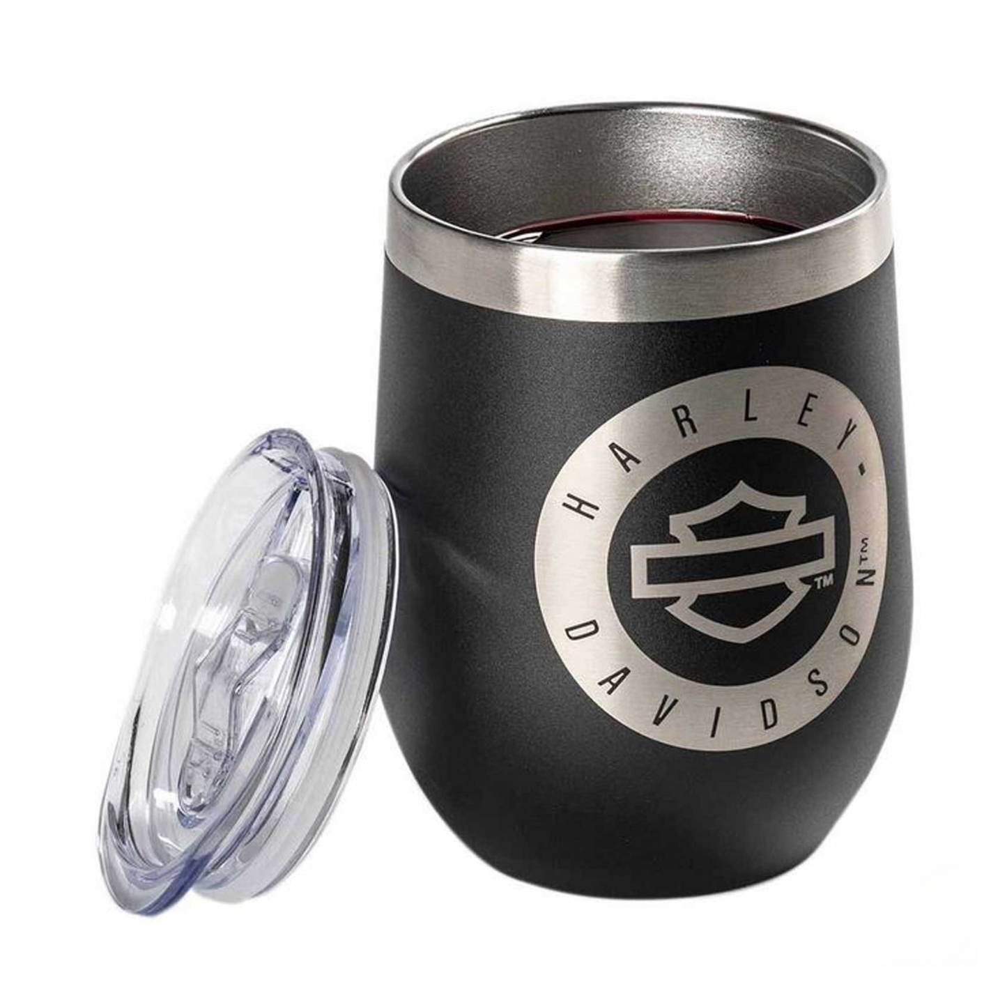 Harley-Davidson® Open Bar & Shield Stainless Steel Stemless Wine Tumbler