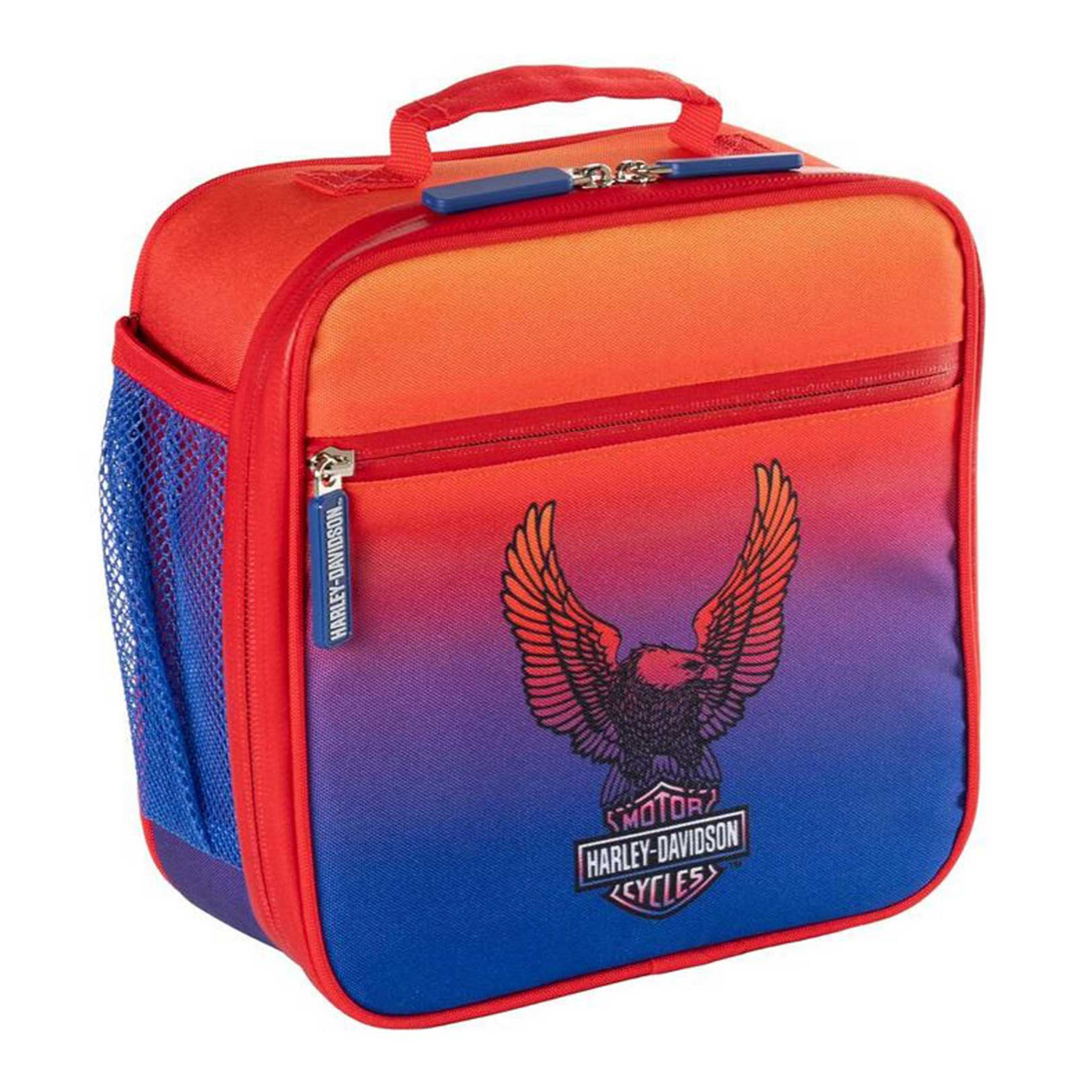Harley-Davidson® Kid's Soft Lunch Box Insulated Cooler - Vivid Bar & Shield Eagle