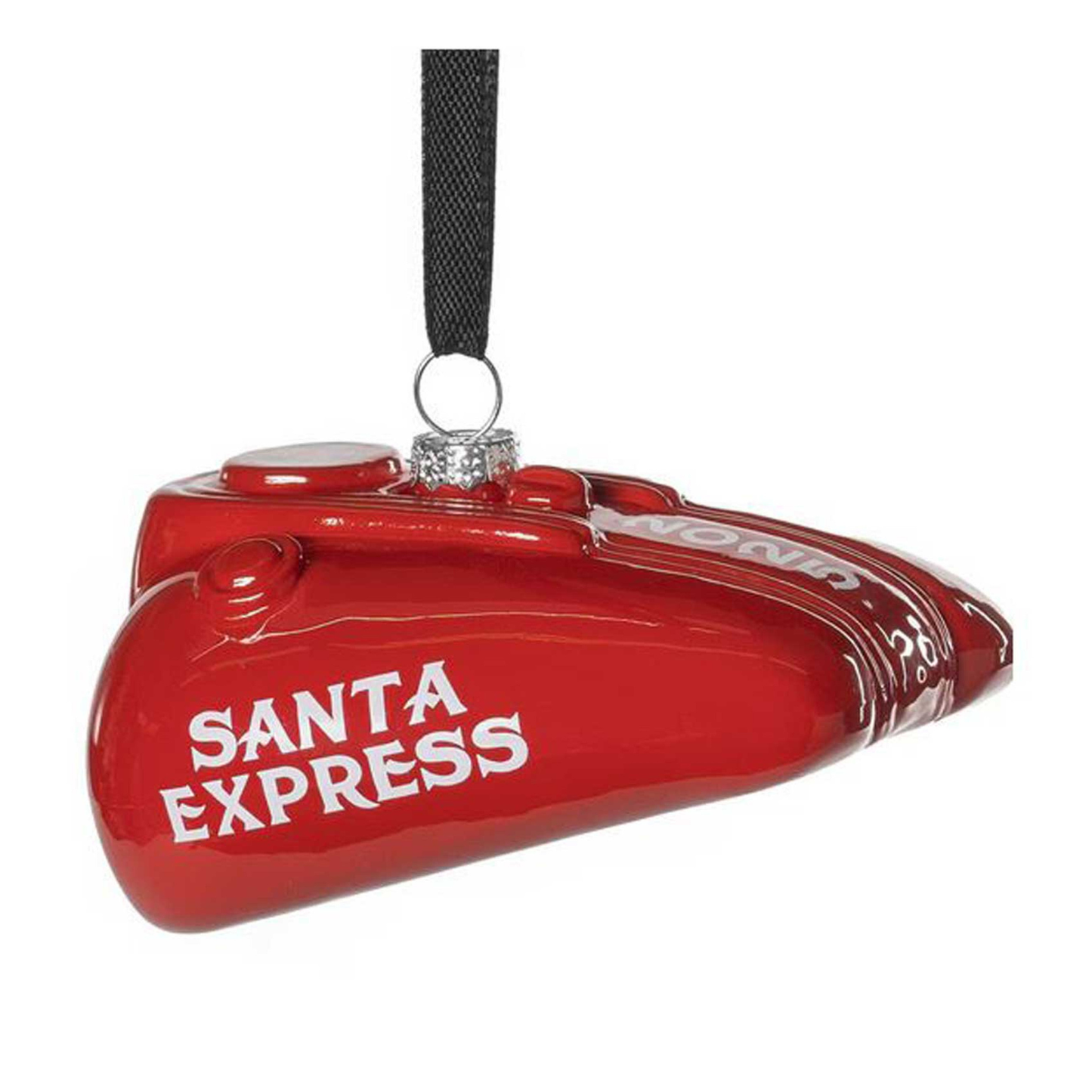 Harley-Davidson® 2025 Santa Express Gas Tank Holiday Christmas Glass Ornament