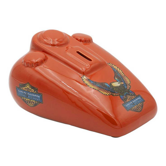 Harley-Davidson® Vivid Bar & Shield Eagle Gas Tank Bank