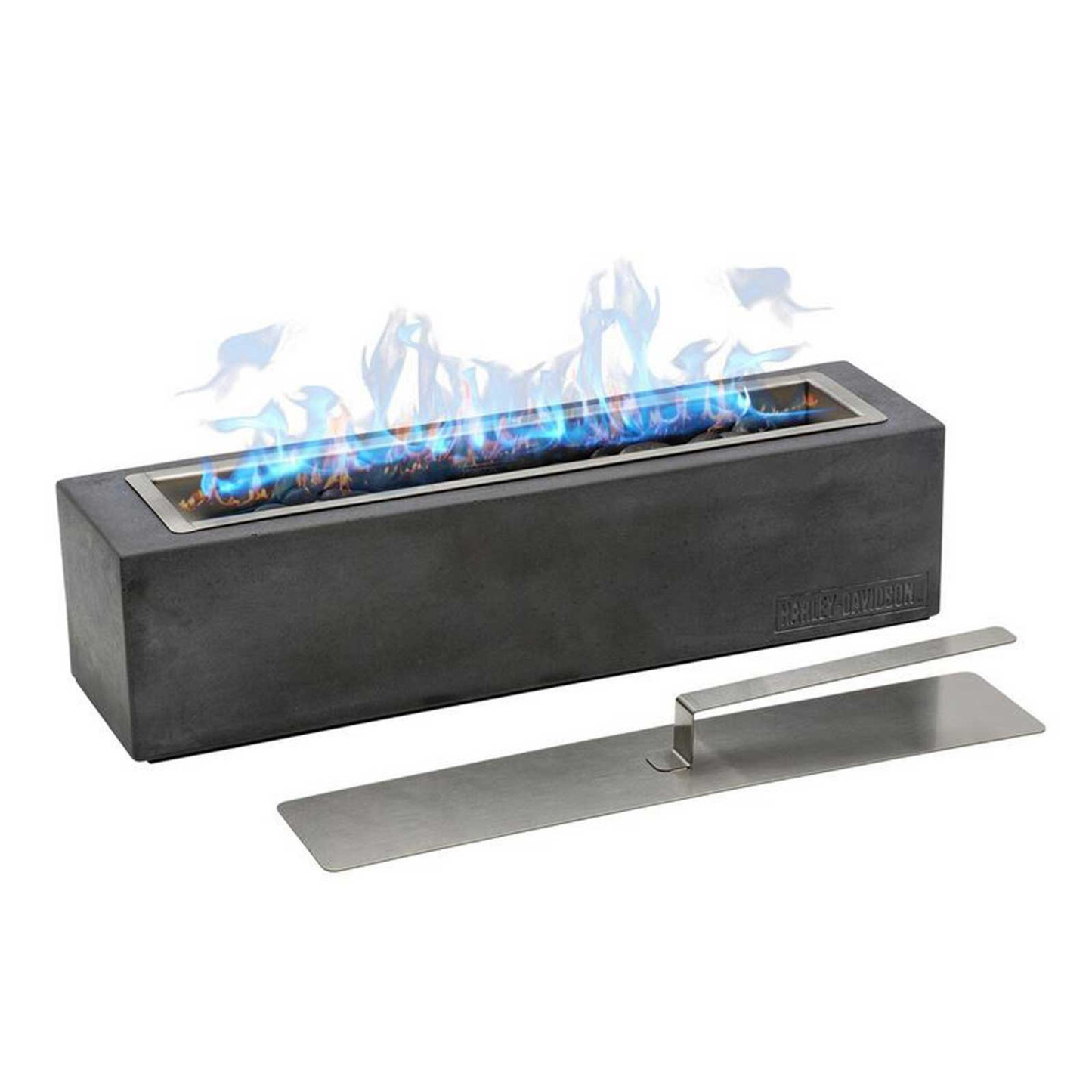 Harley-Davidson® Tabletop Outdoor Concrete Fire Pit