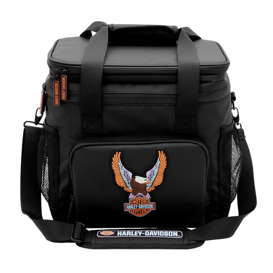 Harley-Davidson® Embossed Vivid Bar & Shield Eagle Soft Sided Cooler