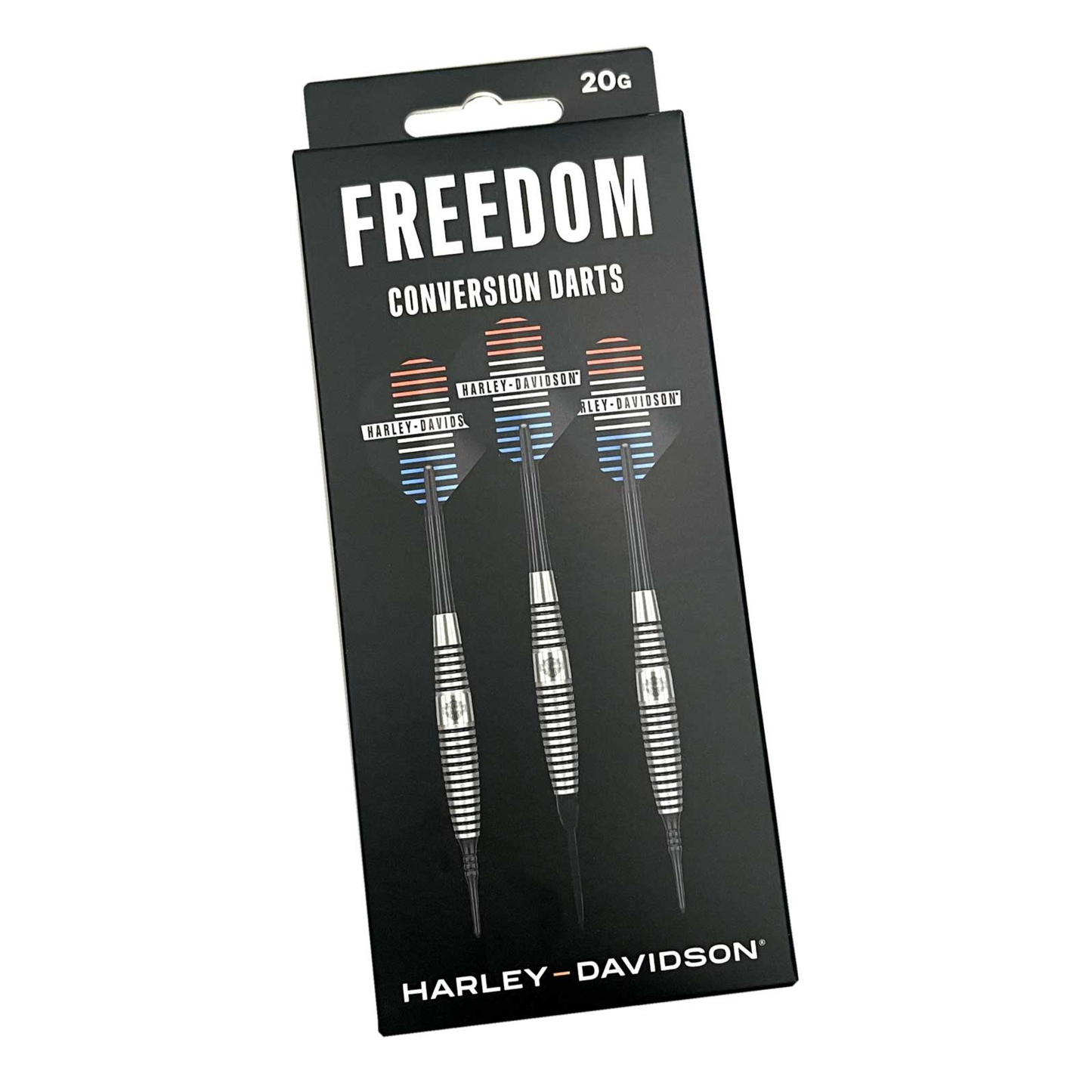 Harley-Davidson® Freedom Conversion 20 gr. Steel & Soft Tip Darts w/Carrying Case