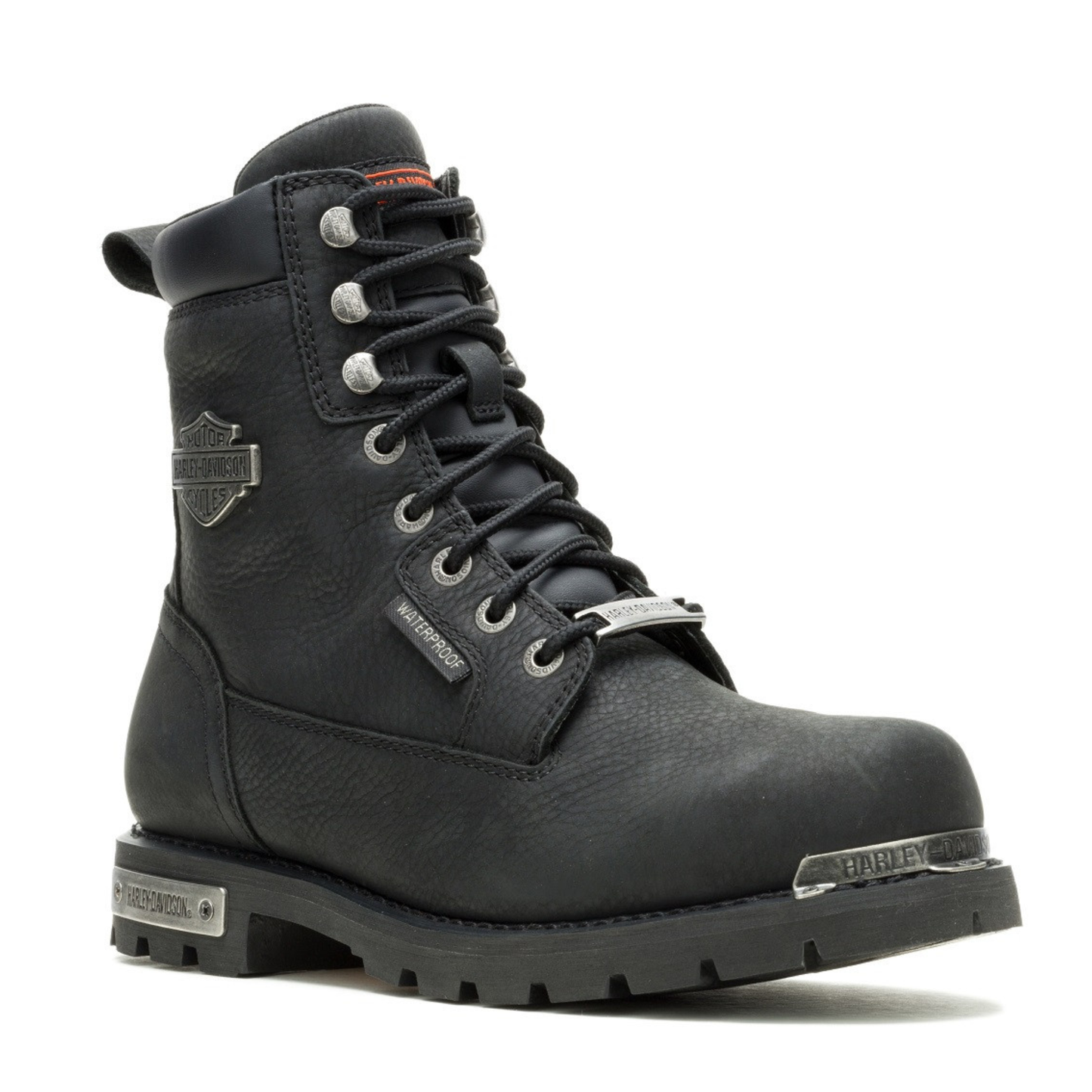 Harley-Davidson® Men's Prescott Waterproof Black Motorcycle Boots