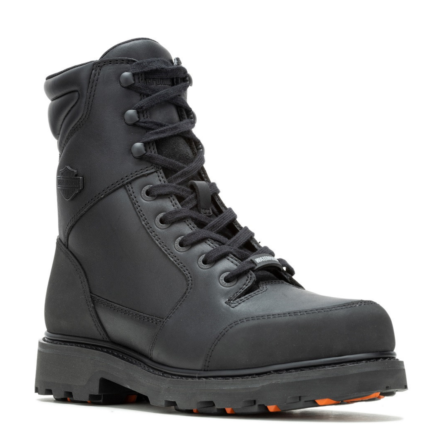 Harley-Davidson® Men's Brockman Black Motorcycle Boots - Black