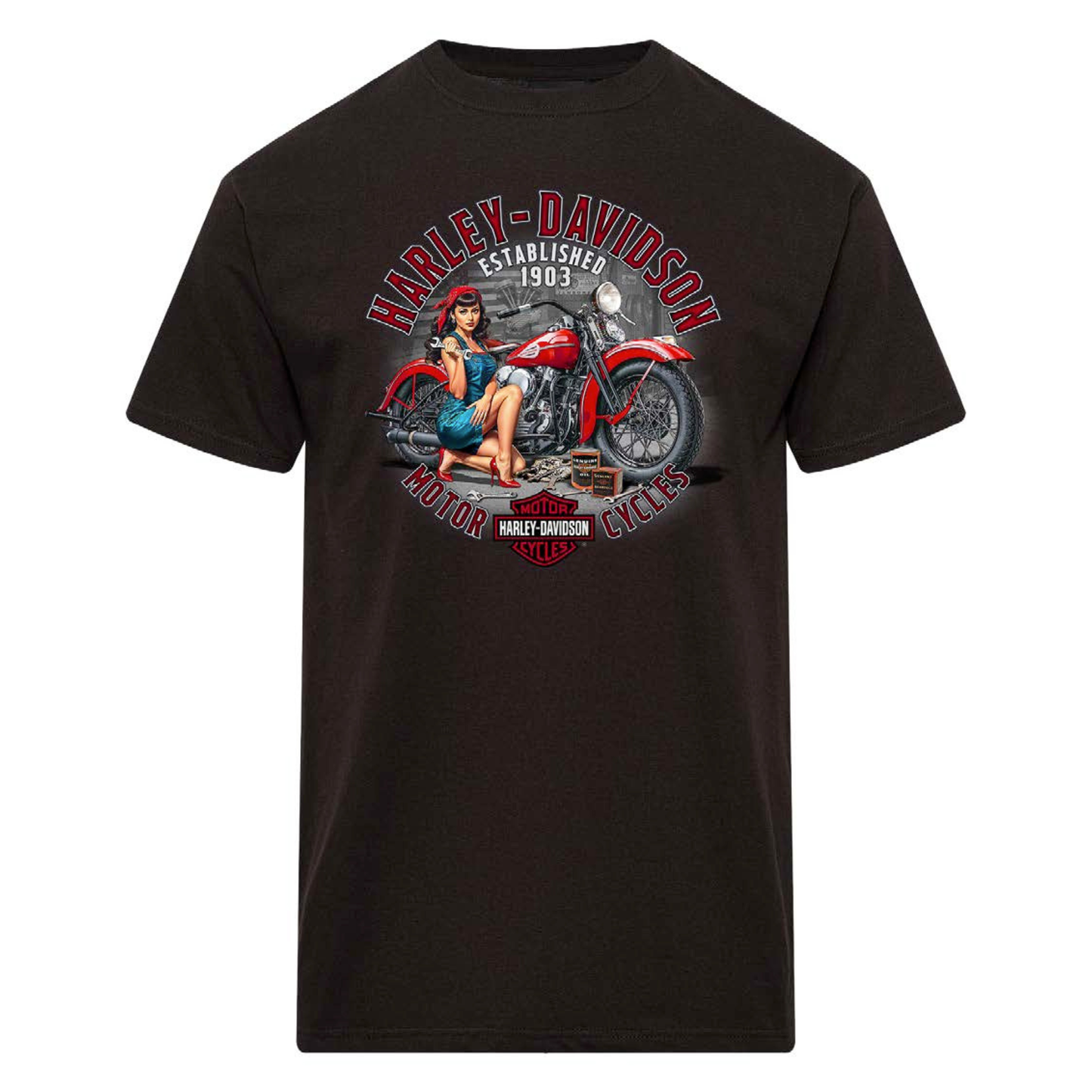 Gasoline Alley Harley-Davidson® Dealer Tee - Rosie