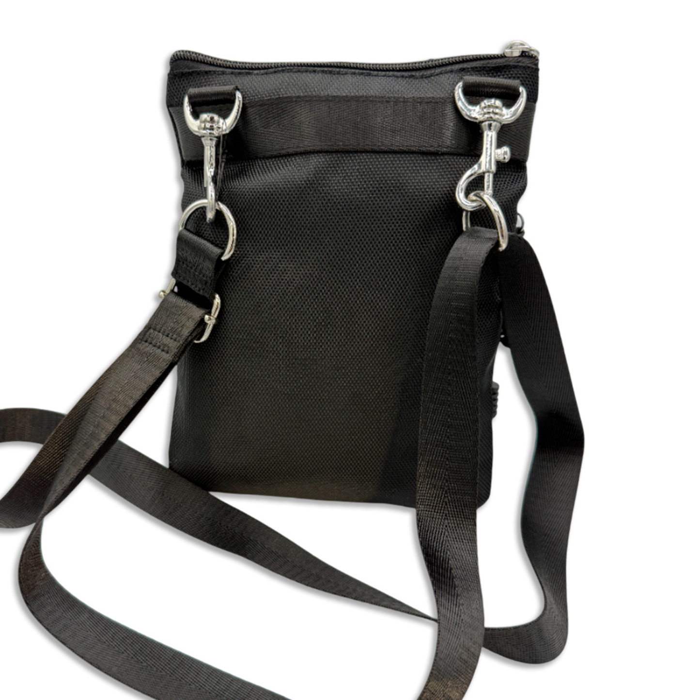 Harley-Davidson® Deluxe Nylon Crossbody Bag With Adjustable Shoulder Strap - B&W Bar & Shield