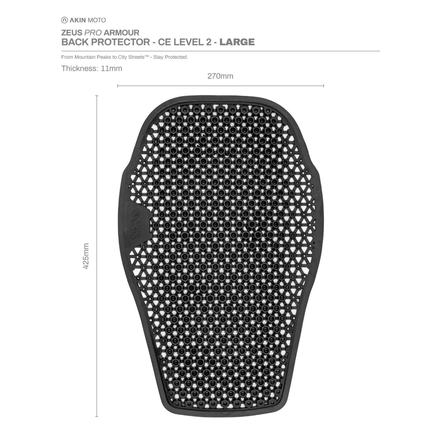 Akin Moto - Zeus Pro Level 2 Back Protector