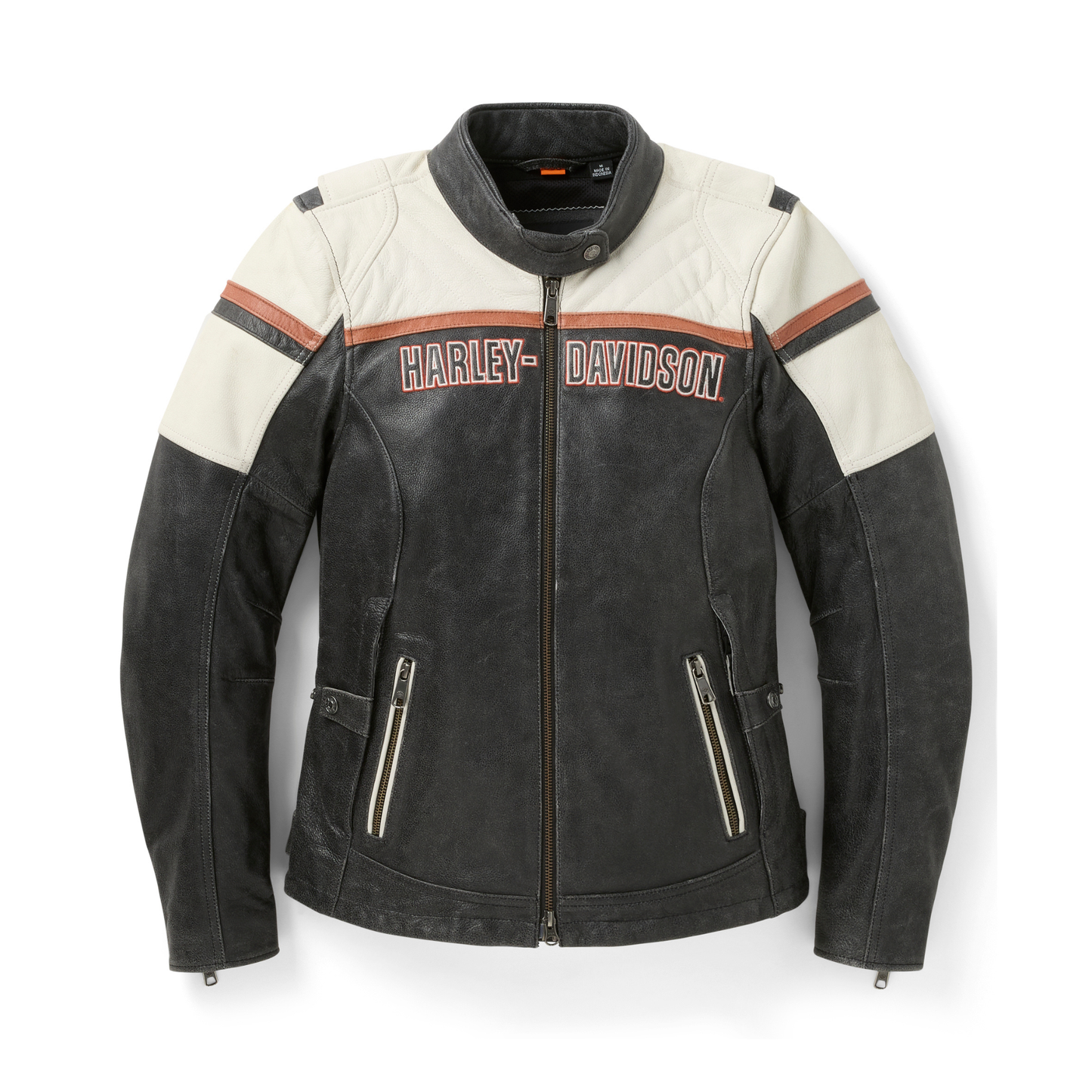 Harley-Davidson® Women's Miss Enthusiast III Leather Riding Jacket