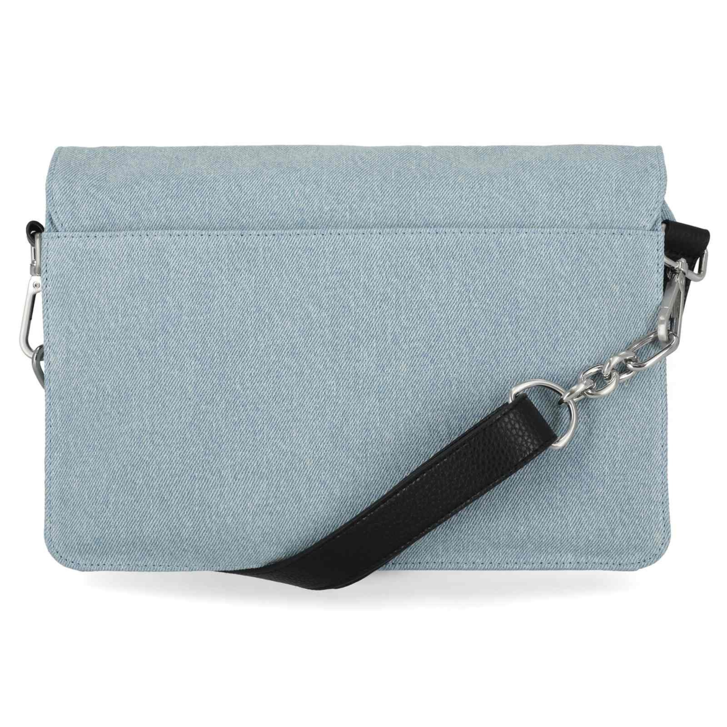 Harley-Davidson® Women's Faded Denim Canvas Flap Pocket Crossbody Purse - Blue