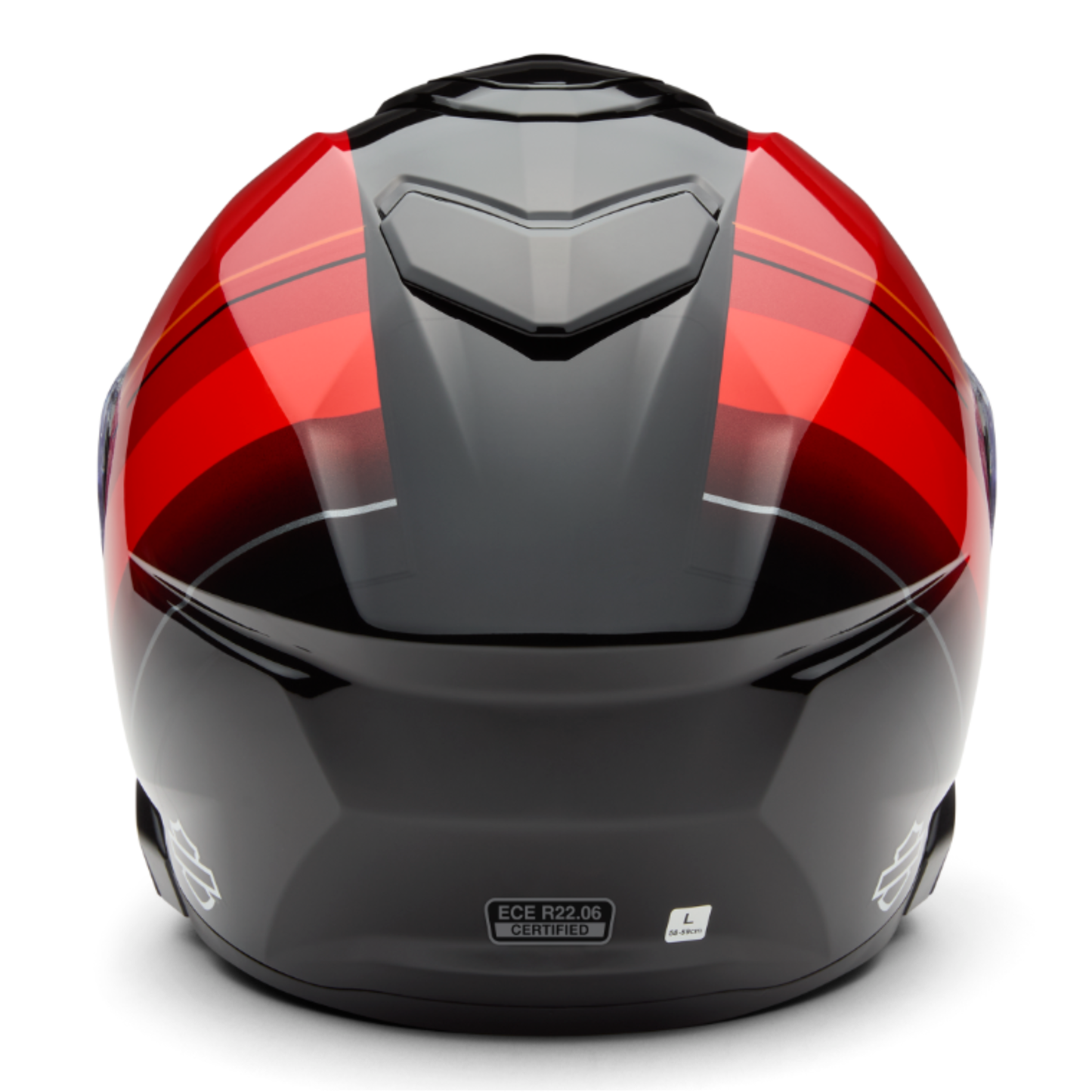 Harley-Davidson® H-D® Capstone Sun Shield III H35 Modular Helmet - Gloss Red & Black