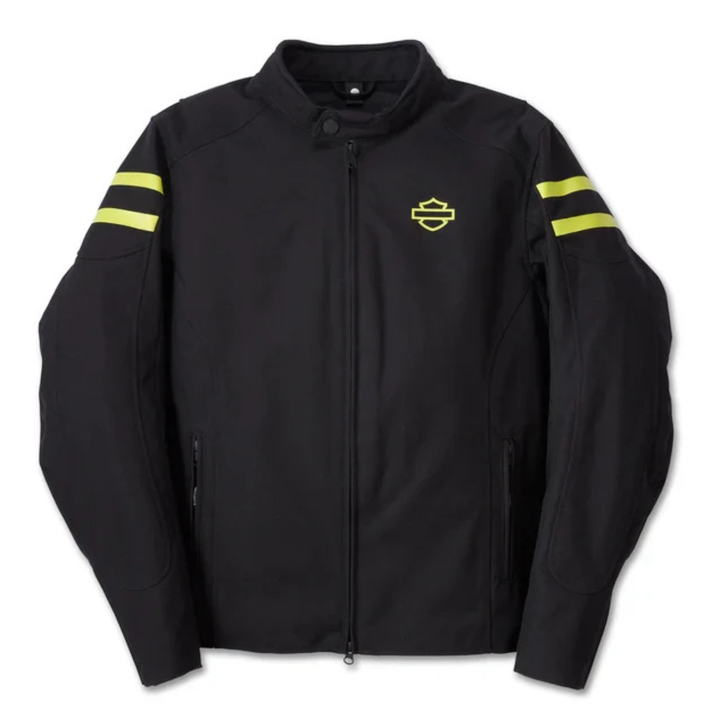Harley-Davidson® Men's Ovation 3-in-1 Textile Riding Jacket - Black Beauty/Wild Lime