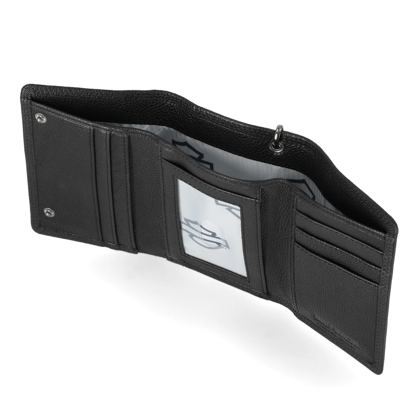 Harley-Davidson® Open B&S Med Trifold Chain Wallet