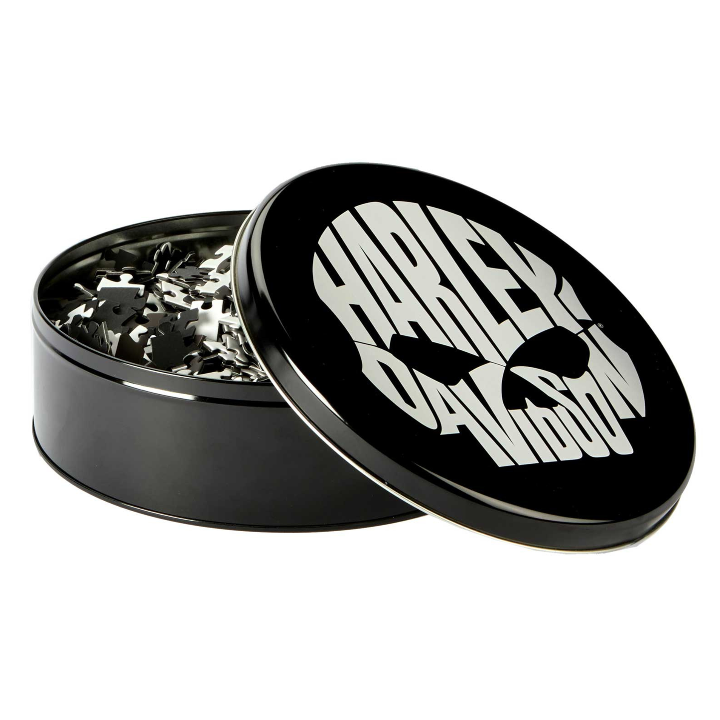 Harley-Davidson® Willie G Skull Puzzle in Collectable Tin - Black & White