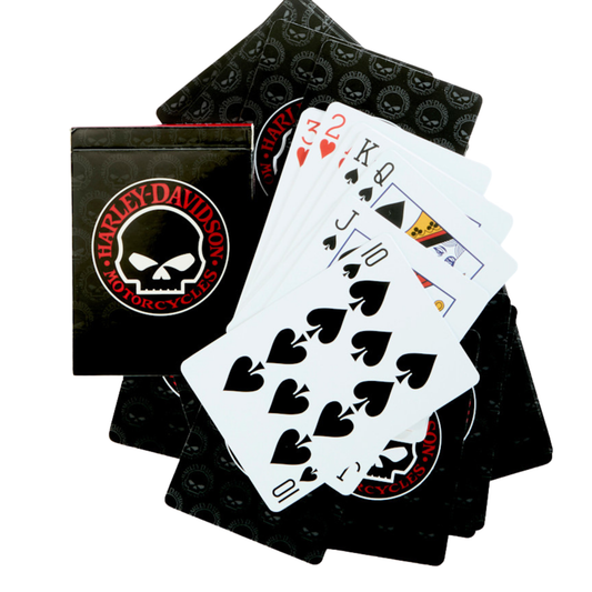 Harley-Davidson® Willie G Skull Plastic Playing Cards
