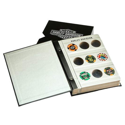 Harley-Davidson® Poker Chip Album 72-chip ct