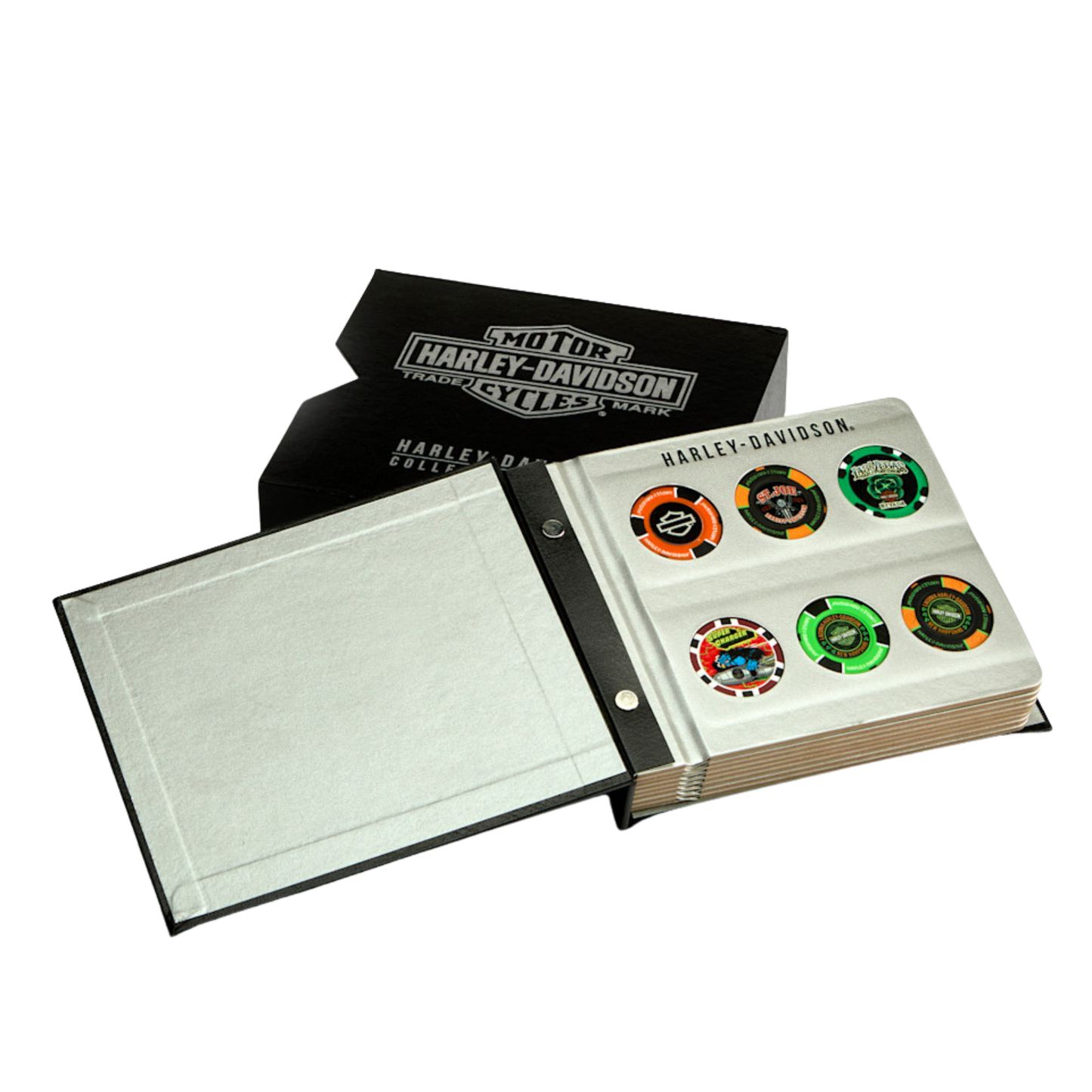 Harley-Davidson® Poker Chip Album 48-chip ct